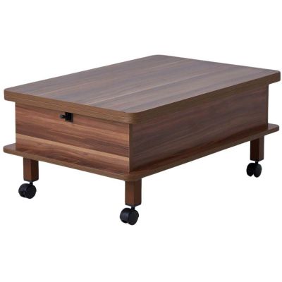 Table basse avec rallonge Nino (Noyer)