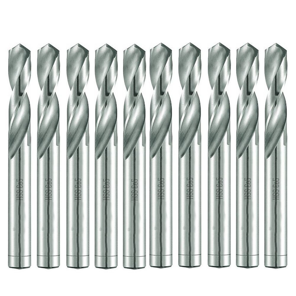 10 Forets Hélicoïdaux HSS Co Extra Court DIN 1897 PZ – Inox, Aciers 130 D. 1.6 x Lt. 34 x Lu. 10 x Q. 1.6 mm x Z2, Diamwood