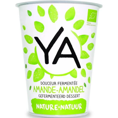 Pour compléter votre espace extérieur：Dessert végétal fermenté au lait d’amande nature en pot Ya - 400g