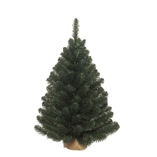 Jardin utile:Sapin de Noël artificiel vert dans pot en jute Alpine