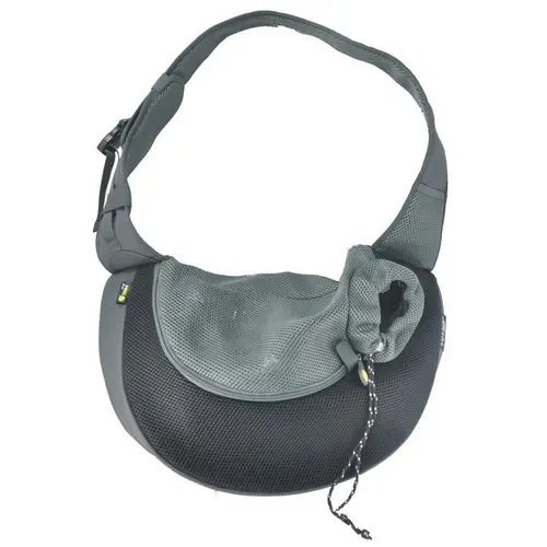 Jardin tout terrain：Sac de transport pour petit chien et chat coloris noir en nylon Europet Sarah Crazy Paws – 34 x 19 x 47,5 cm