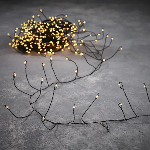 Tout au jardin：Guirlande snake light animée 240 micro-LED blanc orangé - 6 m