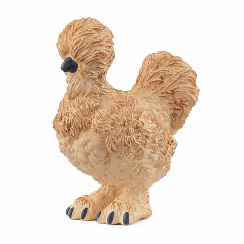 L’essentiel pour l’extérieur:Figurine Poule soie Schleich® - 5,7 x 2,7 x 6 cm