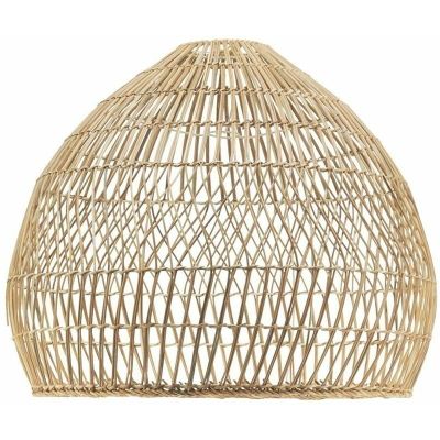 Abat-jour en rotin naturel pour suspension