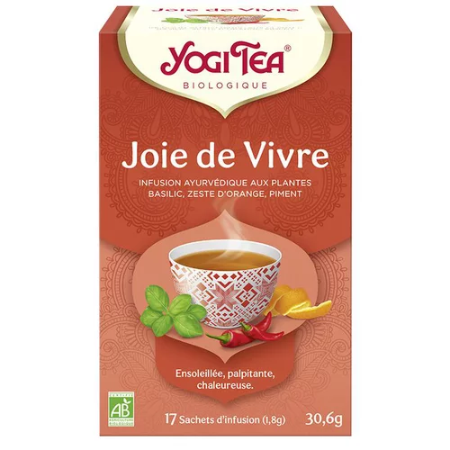 À découvrir pour l’extérieur：Yogi Tea Joie de vivre - 17 sachets