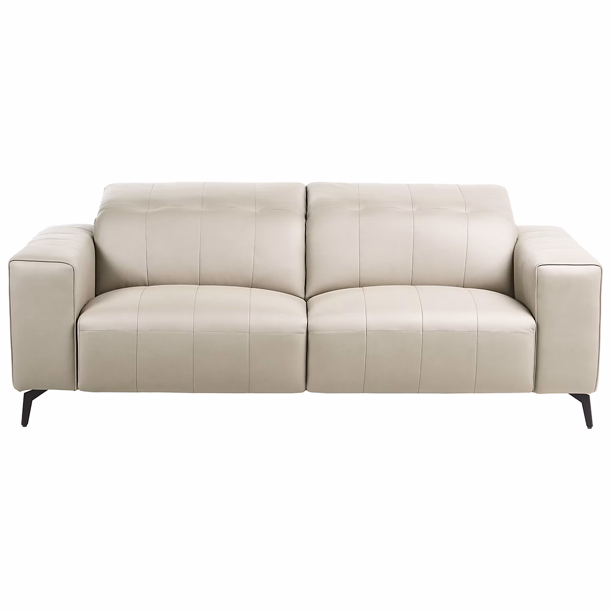 Canapé 3 places OMMEL Tissu Beige clair | Canapé