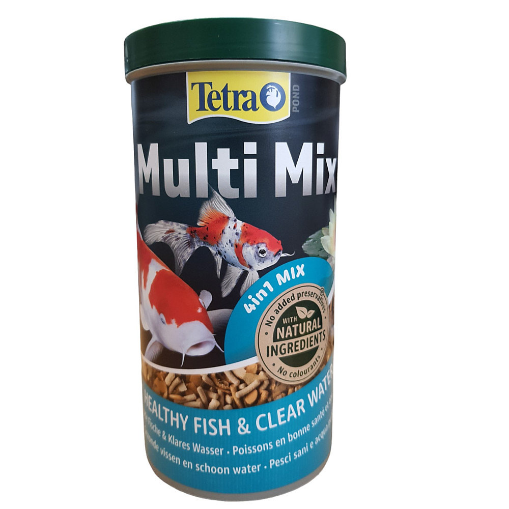 Aliment complet Multi Mix 1 litre – 170 g pour poisson d'ornement de bassin