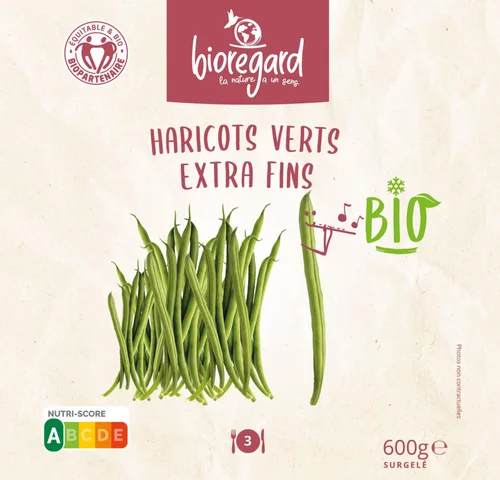 Jardin inspiration：Haricots verts extra-fins surgelés bio Bioregard - 600 g