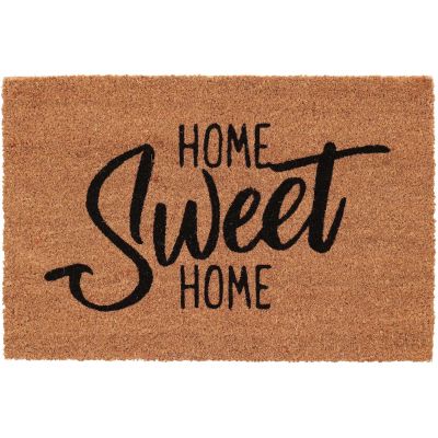 Paillasson en fibres de coco avec inscription 60 x 40 cm