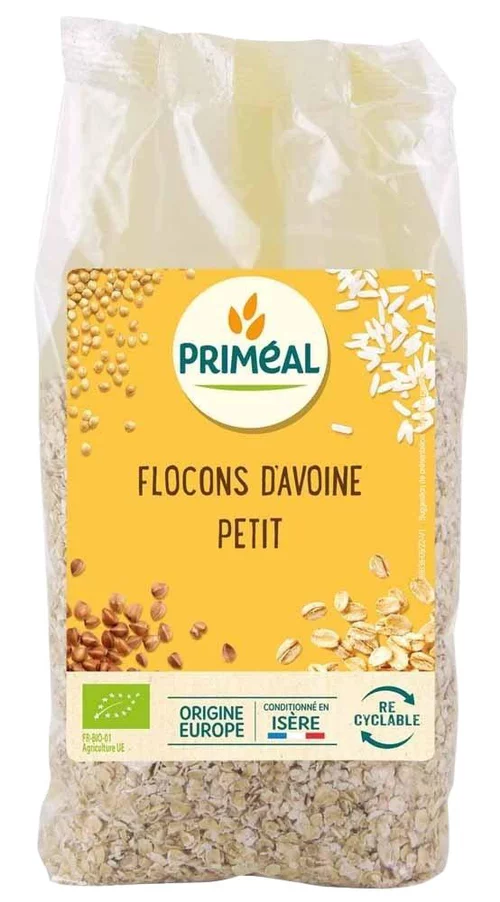 Idée nature：Flocons d’avoine baby bio en sachet de 500 g