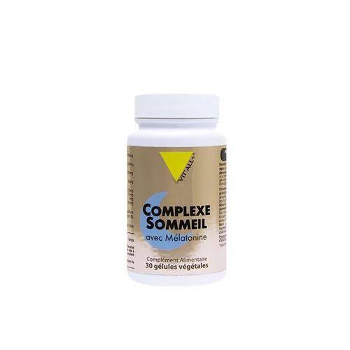 Pour compléter vos extérieurs:Complexe sommeil avec mélatonine en boite de 30 gélules