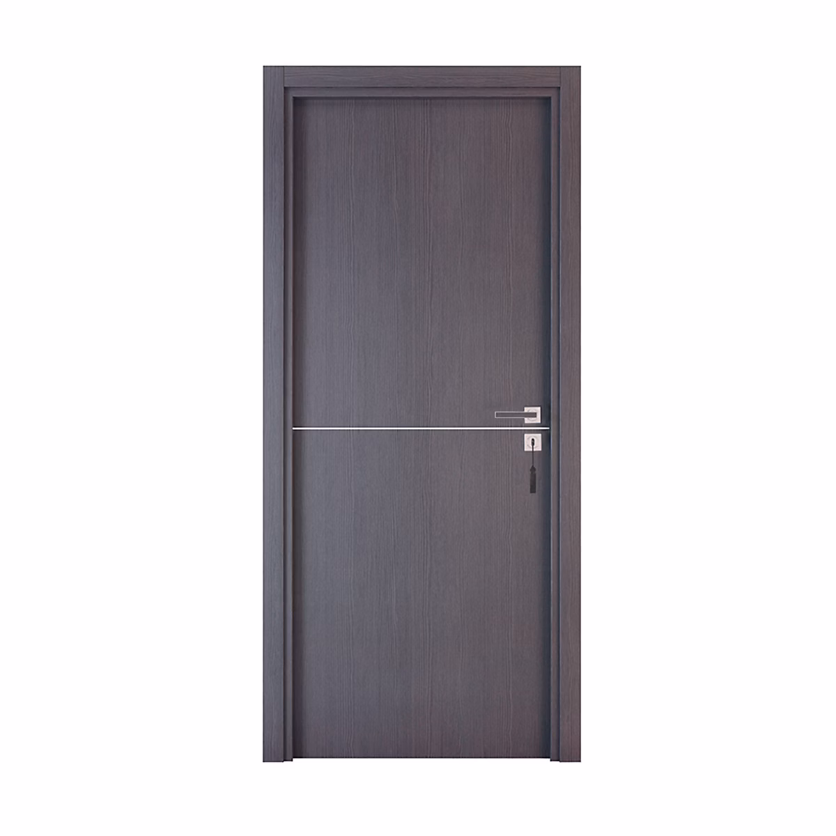 Bloc | porte pose fin de chantier PREMIUM Riva – H.204 x l.73 cm – aspect chêne cendré – réversible – Reivilo