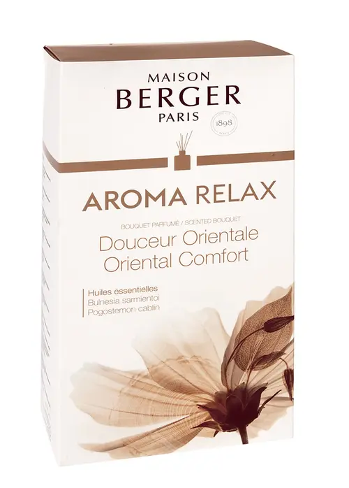 Idéal pour votre jardin：Bouquet parfumé senteur relax Maison Berger - 180 ml