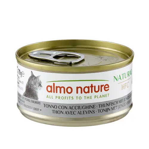 Pour mieux organiser votre jardin：Pâtée pour chat HFC Natural au thon et alevins Almo Nature - 70 g
