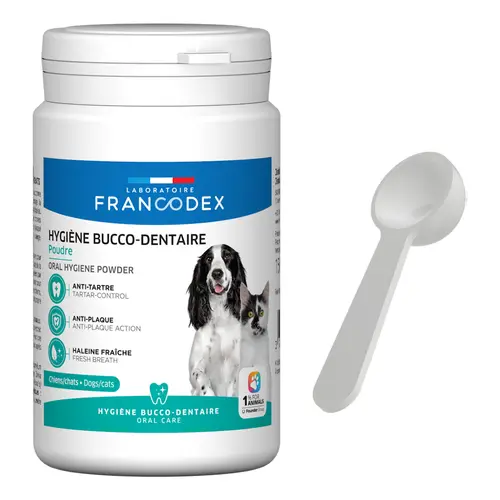 Jardin adapté:Dentifrice en poudre pour chien et chat - 150 g