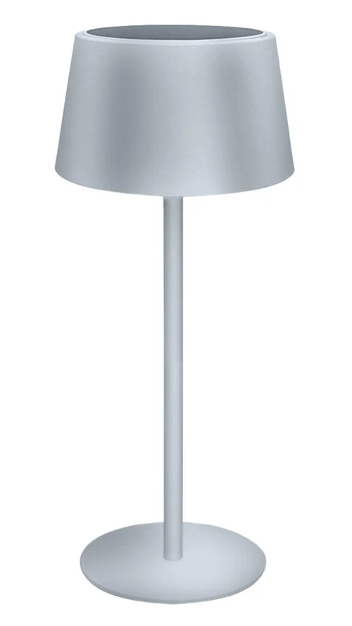Qualité au jardin：Lampe extérieure Sofa 200lm coloris gris en métal et verre Watt & Home - 30 cm