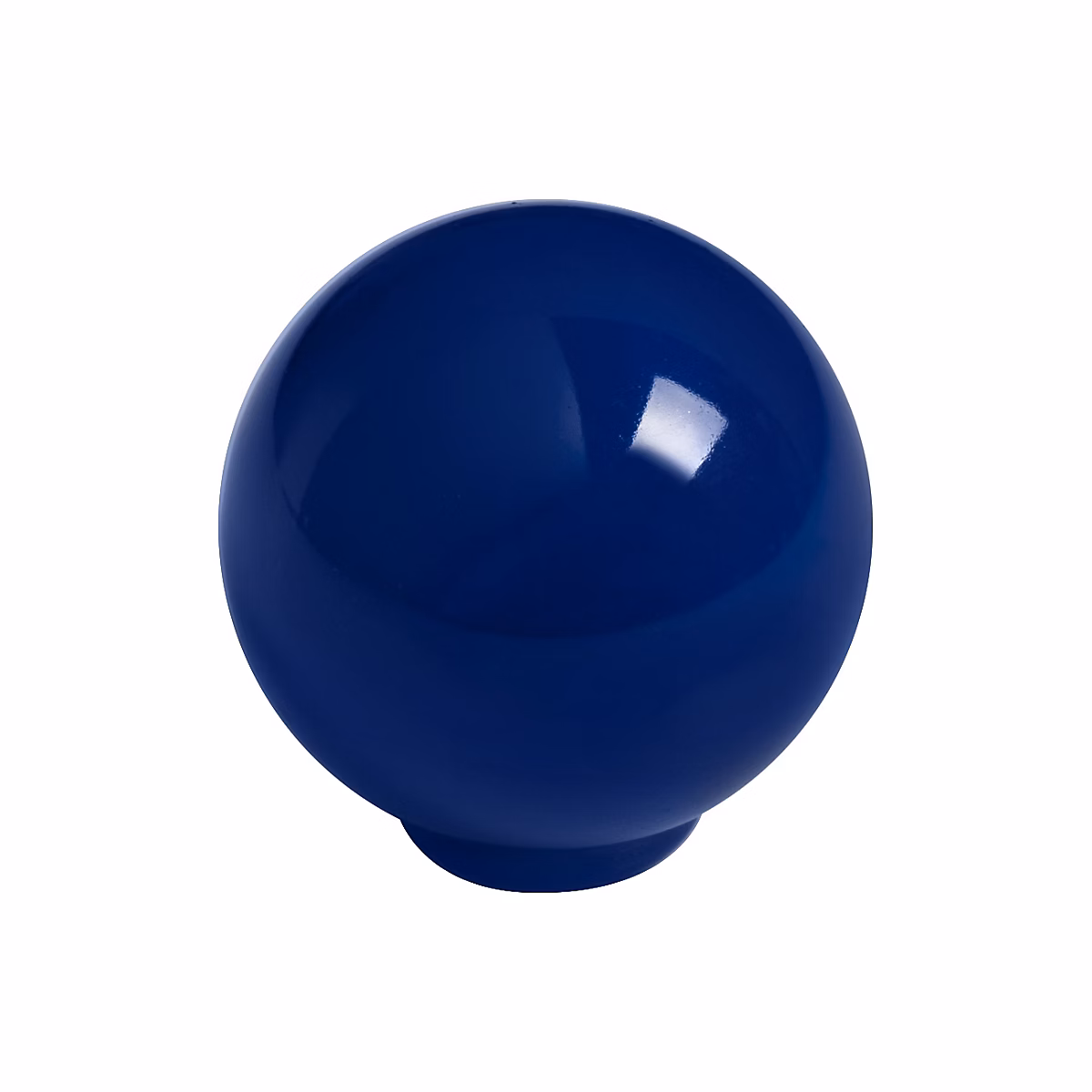 Bouton de meuble boule abs diamètre 24 mm bleu foncé brillant piéces – lot de 75