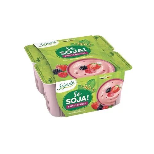 Sélection jardin：Dessert So soja aux fruits rouges Sojade - 400 g