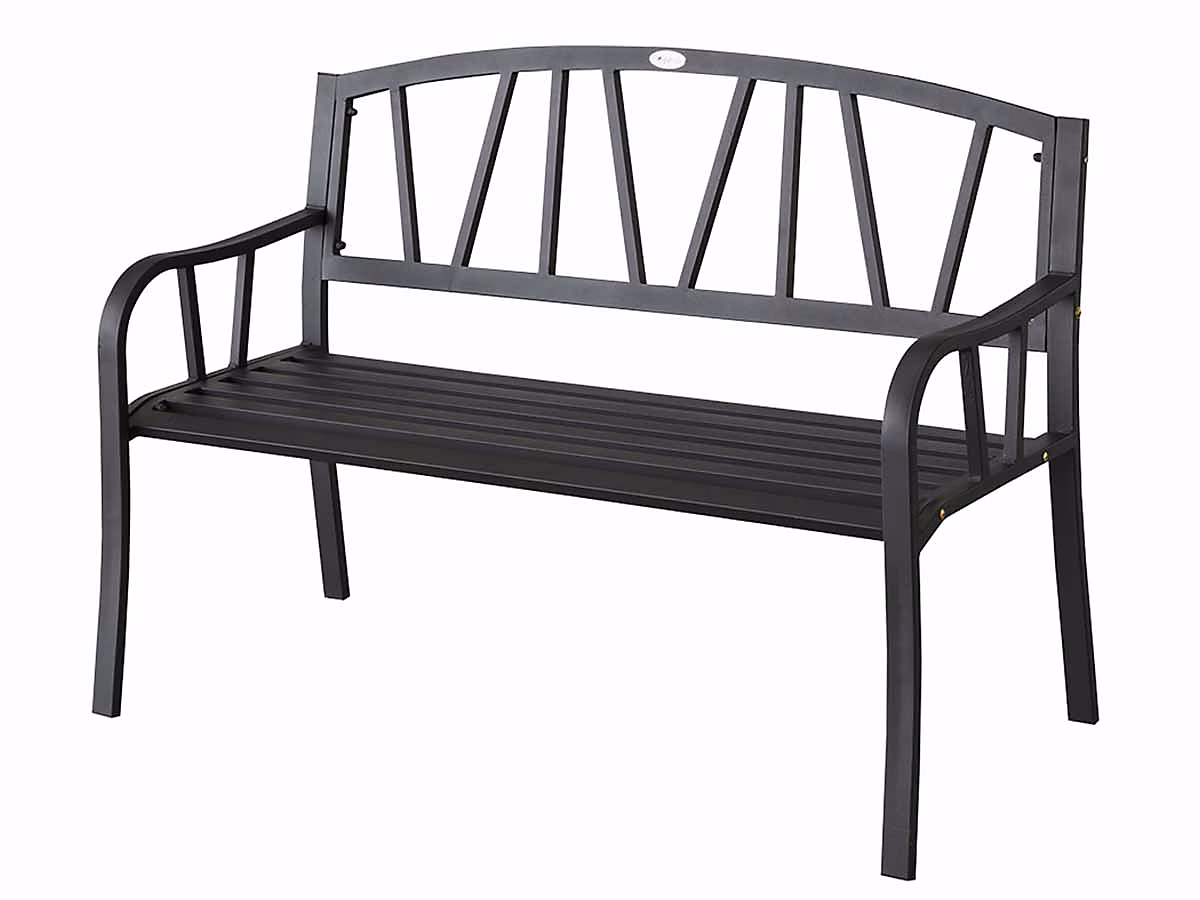 Banc de jardin en métal Alvernia – Hespéride