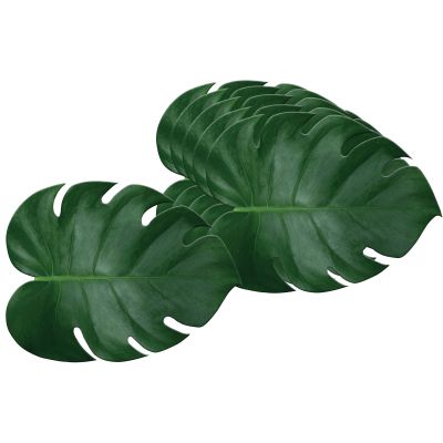 Set de table feuille tropicale en vinyle 44 x 34 cm (Lot de 6)