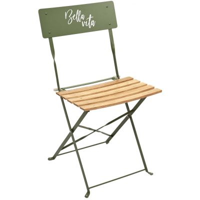 Chaise de jardin pliante Bella Vita (Vert kaki)