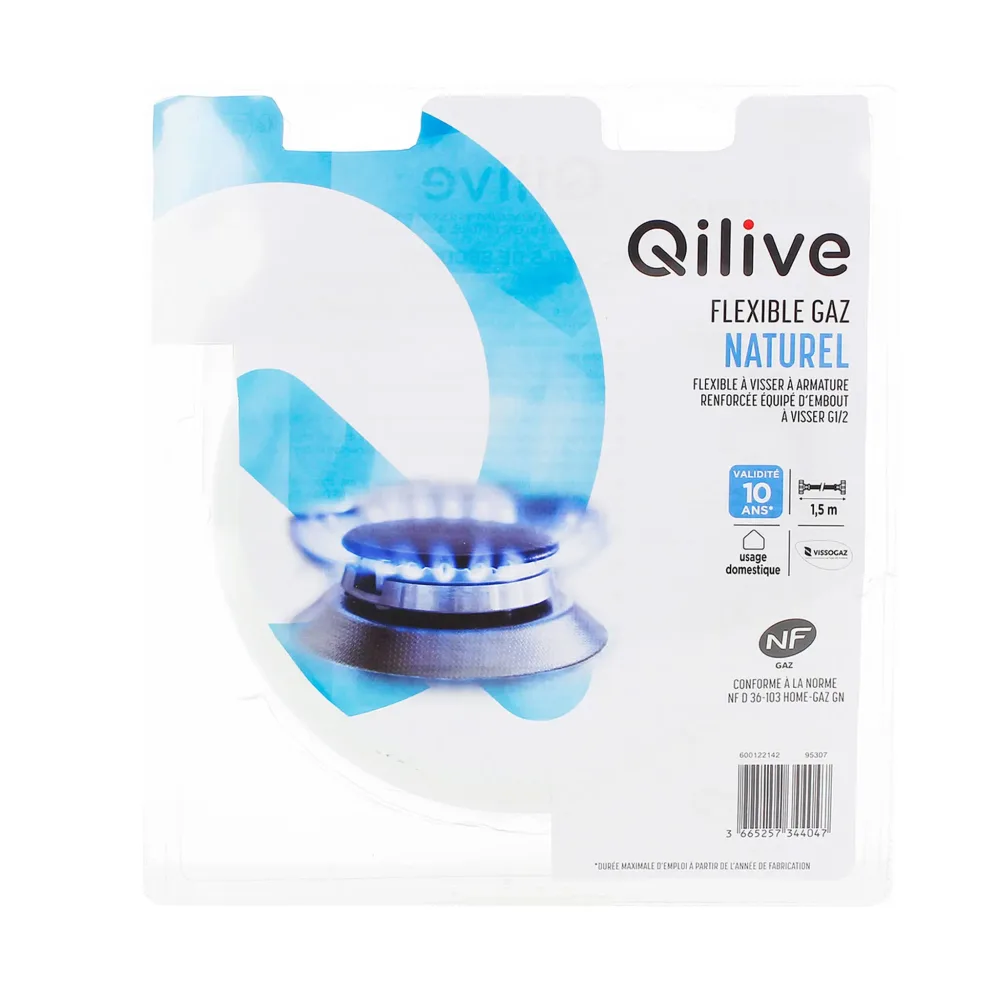 QILIVE Flexible gaz naturel GN 1.5