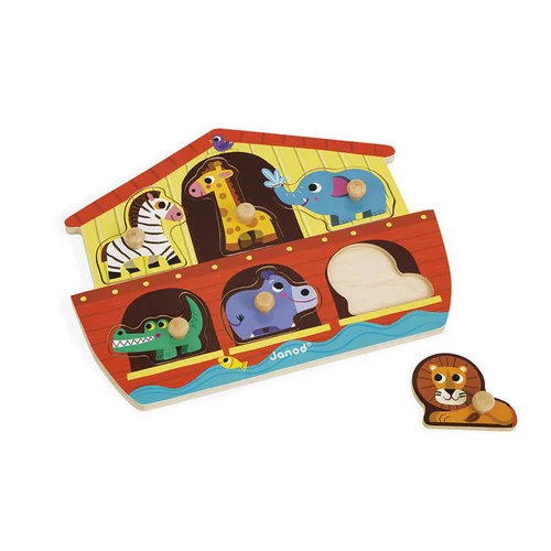 Pour tous les jours：Puzzle Janod Arche de Noé - 6 pièces