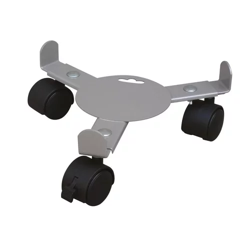 Facile extérieur：Support 3 roulettes extensible gris alu Extensible 27 à 37 cm