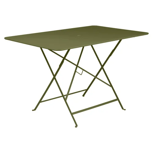 Pour mieux aménager vos extérieurs:Table pliante Bistro coloris vert en acier Fermob - 37 x 57 x 74 cm