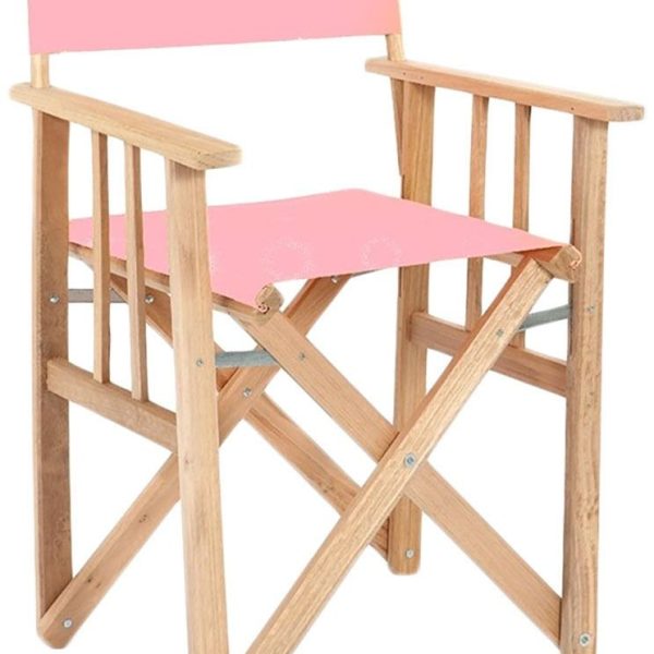 Fauteuil metteur en scène pour enfant (rose)