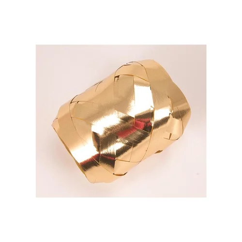 Pour compléter vos extérieurs:Ruban or métallisé pour paquet cadeaux en bobine forme œuf - 10 mm x 20 m