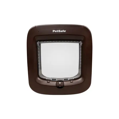 Confort au jardin：Chatière à puce électronique Petsafe marron 22 x 23,9 cm