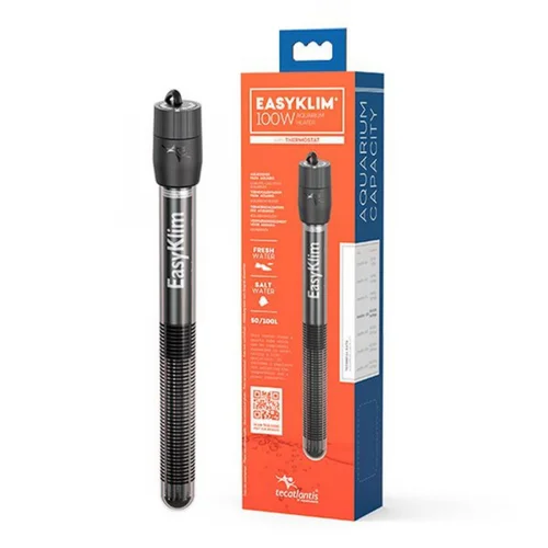 Pour vivre dehors：Chauffage aquarium facile à régler, 100W - AQUATLANTIS EasyKlim+