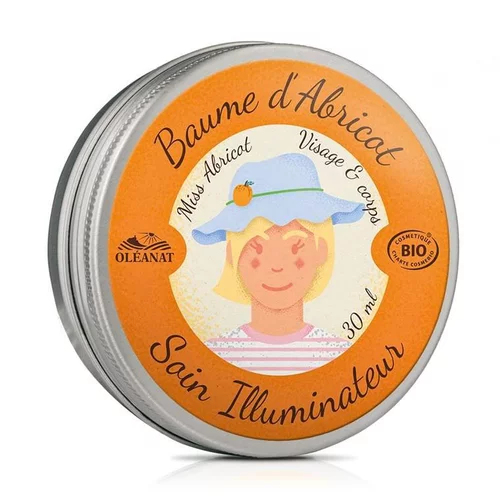 Le compagnon de vos extérieurs:Baume d'abricot bio. Le pot de 30 ml