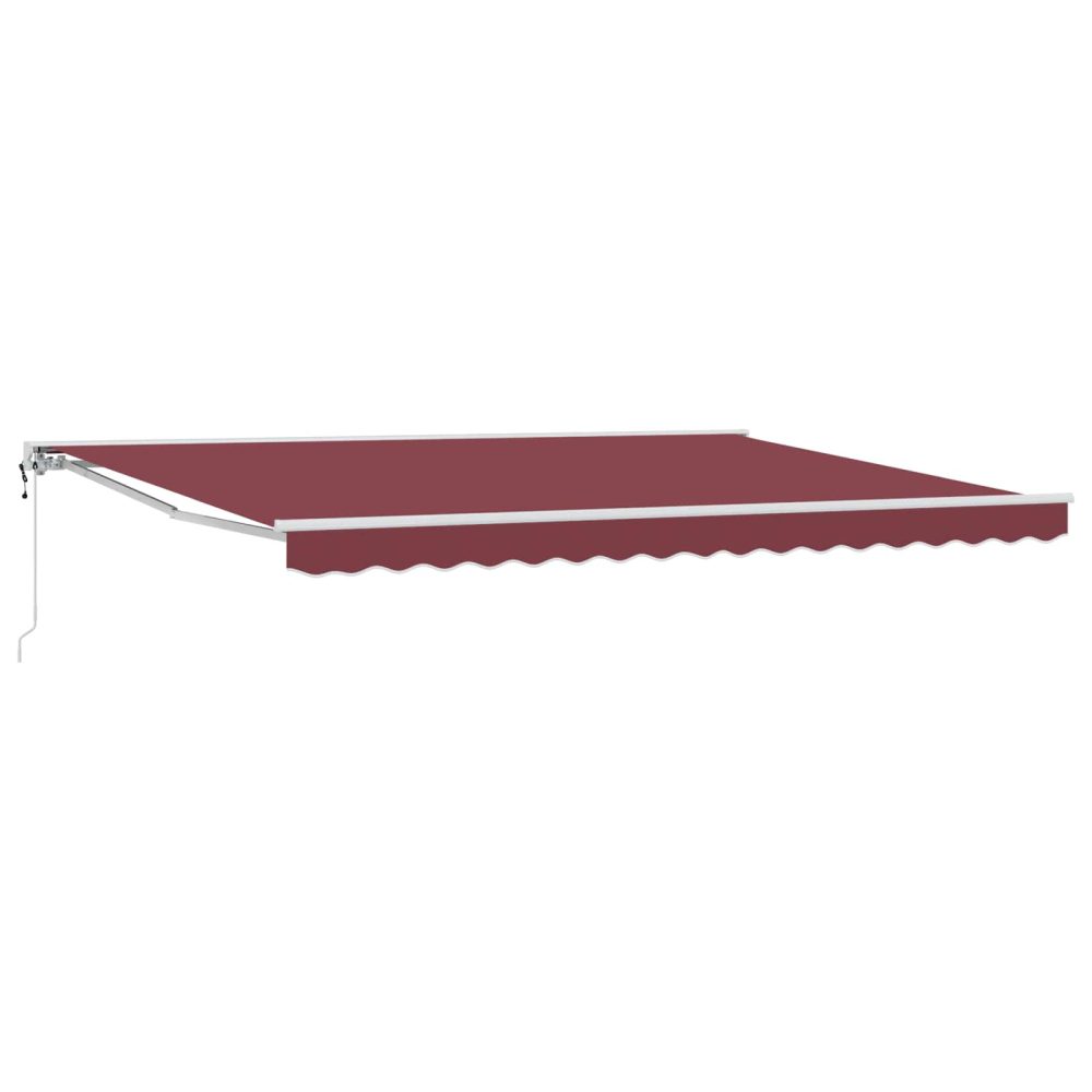 vidaXL Auvent rétractable électrique Bordeaux 4 × 3 m – 3 m 2,95 m