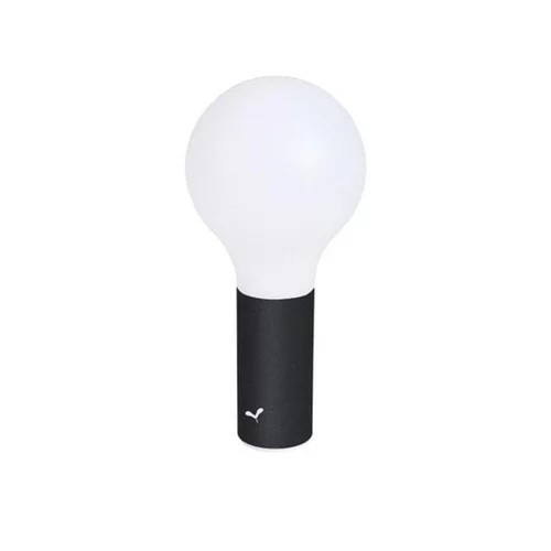 Pour donner du style au jardin：Lampe Fermob Aplo coloris carbone - Ø 11 cm x H 24 cm