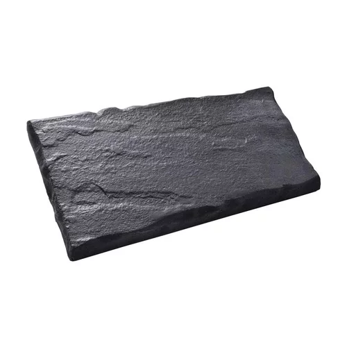 Sélection utile:Pas de cheminement trapèze en béton coulé ton ardoise Hairie Grandon - 49 x 33/26 cm