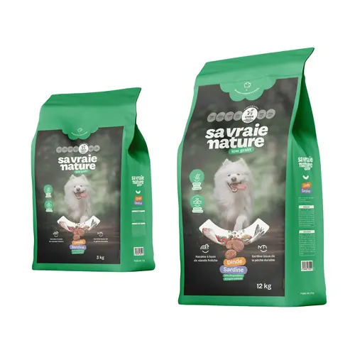 Univers jardin:Croquettes chien adulte maxi Sa Vraie Nature dinde sardine
