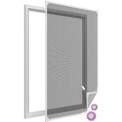 Filtre stop pollen avec cadre magnétique pour fenêtre blanc (max 100x120 cm)