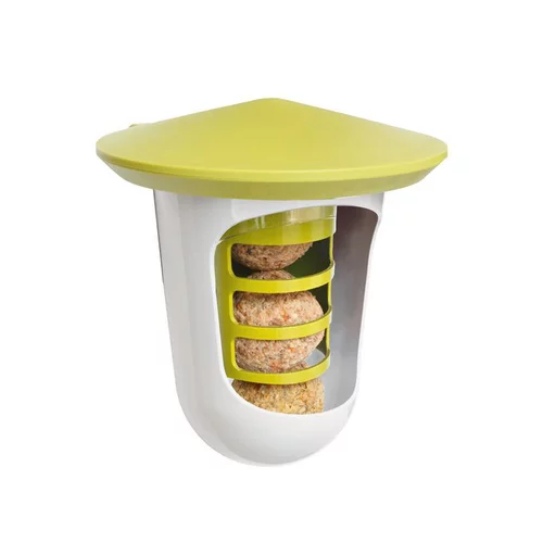 Solution jardin：Mangeoire pour oiseaux vert et blanc Hamiform multi feeder