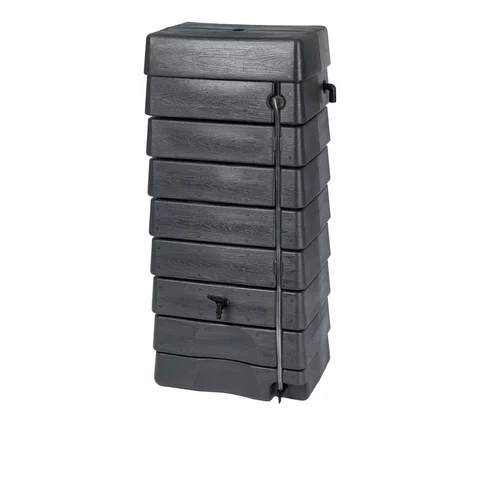 Facile pour le jardin：Récupérateur à eau mural coloris anthracite - 276 L