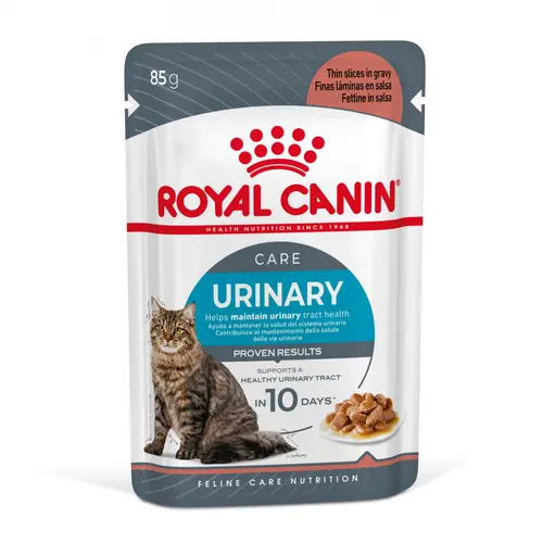 Indispensable au jardin:Pâtées pour chat adulte émincés en sauce Royal Canin Urinary Care - 12 x 85 g