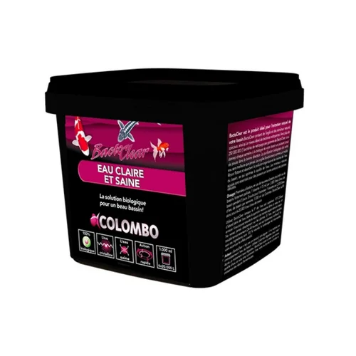 Espace vert facile：Traitement anti algues vertes pour bassin, 5000ml - COLOMBO BASSIN Bactoclear