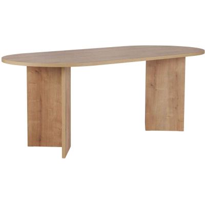 Table de repas en aggloméré Sabella (Chêne)