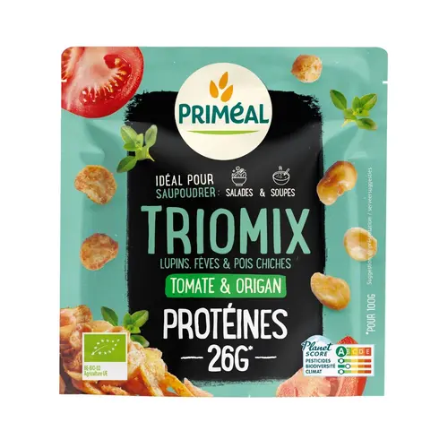 L’essentiel pour l’extérieur:Triomix tomate et origan bio Priméal - 26 g