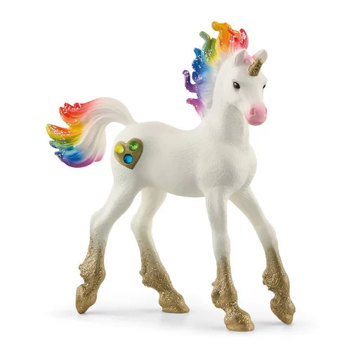 Tout pour le jardin:Licorne arc-en-ciel poulain multicolore Schleich Bayala - 8.8 cm