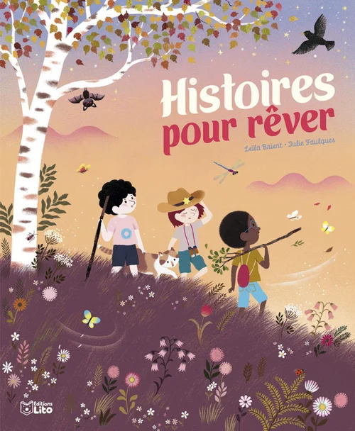Côté extérieur:Livre "Histoires pour rêver" aux Éditions Lito