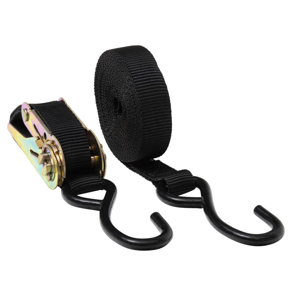 WERKAPRO Sangle avec cliquet 2 crochets 5m x 25mm werka pro – Collection extérieure