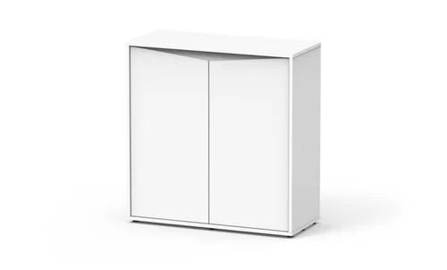 Extérieur essentiel：Meuble pour aquarium en bois coloris blanc 2 portes Aquatlantis Prestige 80 - 80 x 35 x 83 cm