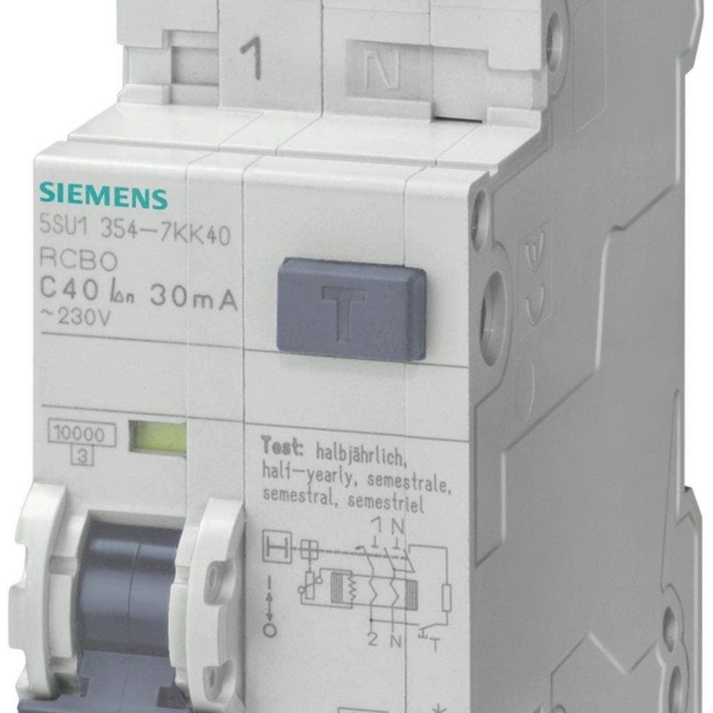 Siemens Disjoncteur différentiel courbe c 10 a-5su1354-4kk10 – Solutions extérieures